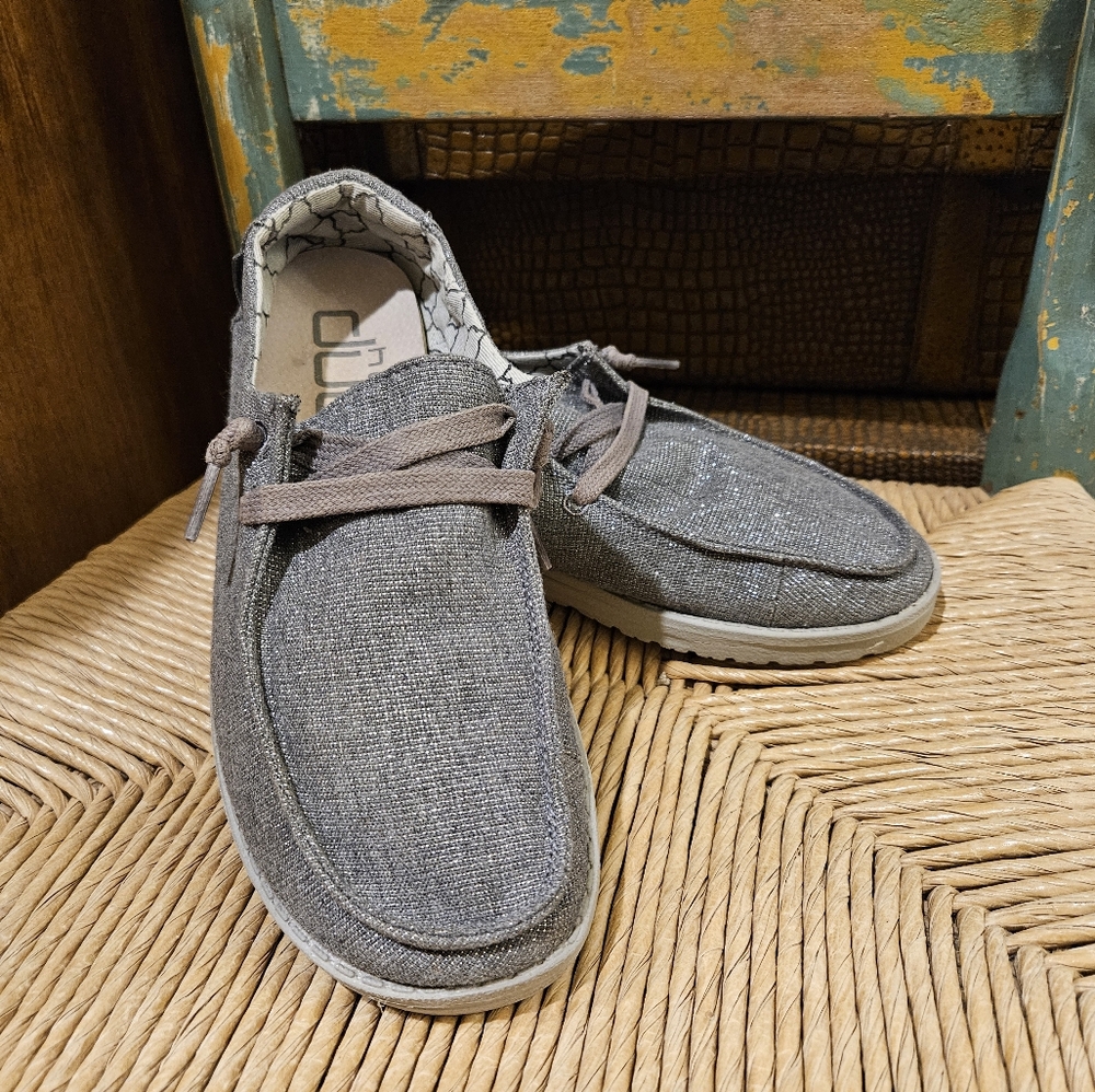 Hey Dude Women's Wendy Sparkling Gallant Slip On Shoes - Size 6